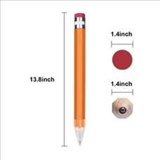 Wooden Jumbo Pencils