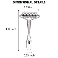Zinc Alloy Microneedle Facial Massage Stick