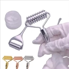 Zinc Alloy Microneedle Facial Massage Stick