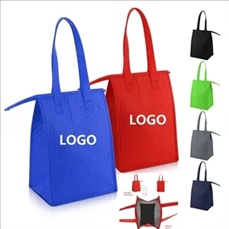 Zipper Insulated Lunch Tote Bags