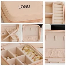 Zippered Minimalist Portable Jewelry Case