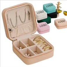 Zippered Minimalist Portable Jewelry Case